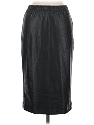 BCBGMAXAZRIA Faux Leather Skirt (view 1)