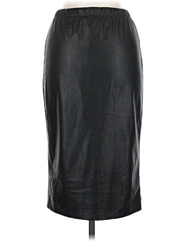 BCBGMAXAZRIA Faux Leather Skirt (view 2)