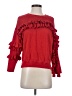 SEEK The Label Solid Red Pullover Sweater Size S - photo 1