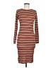 Forever 21 Stripes Brown Casual Dress Size M - photo 1