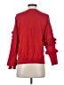 SEEK The Label Solid Red Pullover Sweater Size S - photo 2