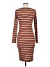 Forever 21 Stripes Brown Casual Dress Size M - photo 2