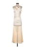 Unbranded 100% Polyester Ivory Cocktail Dress Size M - photo 1