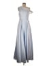Mac Duggal 100% Polyester Blue Cocktail Dress Size 6 - photo 1