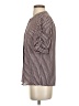 T Tahari 100% Polyester Chevron-herringbone Pink Brown 3/4 Sleeve Blouse Size S - photo 5