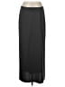 B. Moss 100% Polyester Solid Gray Black Formal Skirt Size M - photo 1
