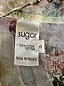 Sugar 100% Cotton Floral Yellow 3/4 Sleeve Button-Down Shirt Size 2 - photo 7