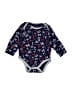 Champion Blue Long Sleeve Onesie 6-9 MO / 9 MO - photo 1