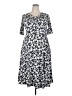 Karina Print Gray Casual Dress Size XXL - photo 1