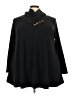 Larace Black Turtleneck Sweater Size 6X - photo 1