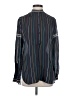 Rag & Bone Stripes Teal Long Sleeve Blouse Size S - photo 1