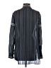 Rag & Bone Stripes Teal Long Sleeve Blouse Size S - photo 2