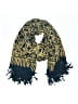 Assorted Brands 100% Rayon Yellow Blue Scarf One size - photo 1