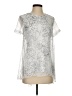 Vince Camuto 100% Polyester Silver Short Sleeve Blouse Size XS - photo 1