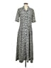Doncaster Collection 100% Polyester Animal Print Gray Casual Dress Size 6 - photo 1