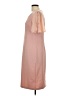 Nina Leonard Solid Pink Cocktail Dress Size L - photo 5