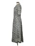 Doncaster Collection 100% Polyester Animal Print Gray Casual Dress Size 6 - photo 5