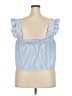 Celebrity Pink 100% Polyester Blue Sleeveless Blouse Size XXL - photo 2
