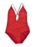 Ted Baker London Solid Red One Piece Swimsuit Size 31 waist (estimated) - photo 1