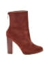 Express Burgundy Brown Ankle Boots Size 7 - photo 1