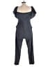 ASOS 100% Cotton Gray Jumpsuit Size 12 - photo 2