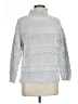 Nic + Zoe Silver Turtleneck Sweater Size L - photo 1