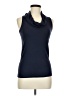 Three Dots Blue Sleeveless T-Shirt Size M - photo 1