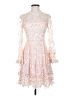 Needle & Thread 100% Polyester Pink Cocktail Dress Size 4 - photo 1