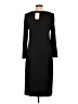 Tinsel Solid Black Casual Dress Size L (petite) - photo 2