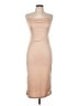 Assorted Brands Solid Tan Cocktail Dress Size L - photo 1