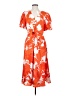 Julia Jordan 100% Polyester Orange Casual Dress Size 4 - photo 1