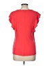Bold Elements Red Short Sleeve Top Size L - photo 2