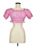 Zara Pink Short Sleeve Blouse Size M - photo 1