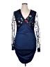 Unbranded Graphic Blue Cocktail Dress Size XL - photo 1