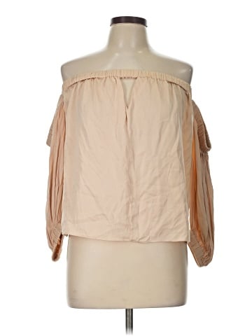 Milly 3/4 Sleeve Silk Top (view 1)