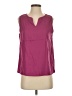 Shein 100% Polyester Burgundy Sleeveless Blouse Size S - photo 1