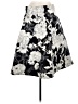 H&M 100% Polyester Floral Black Formal Skirt Size 8 - photo 2