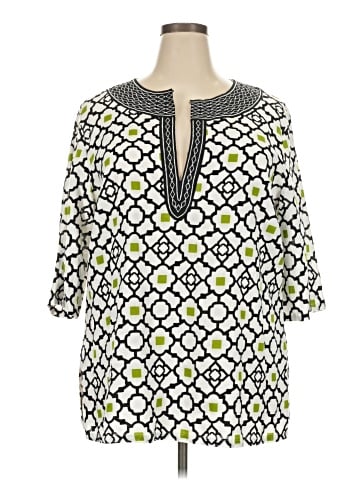 Carole Little 3/4 Sleeve Blouse (view 1)