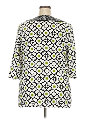 Carole Little 3/4 Sleeve Blouse (view 2)