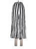 Simplee 100% Viscose Stripes Silver Casual Pants Size L - photo 2