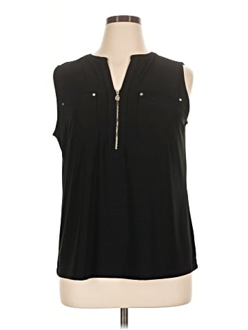 Anne Klein Sleeveless Blouse (view 1)