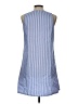 Unbranded 100% Polyester Stripes Blue Casual Dress Size L - photo 2