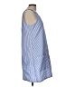 Unbranded 100% Polyester Stripes Blue Casual Dress Size L - photo 4