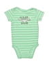 Carter's 100% Cotton Stripes Green Short Sleeve Onesie 0-3 MO / 3 MO - photo 1