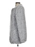 Aqua 100% Polyester Gray Faux Fur Jacket Size S - photo 5