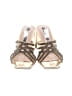 Zara Basic Plaid Gold Sandals Size EU 38 - photo 2