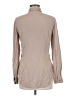 Theory Tan Long Sleeve Blouse Size M - photo 2