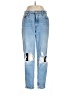 Good American Hearts Blue Jeans Size 6 - photo 1
