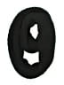 Summer & Rose 100% Polyester Black Scarf One size - photo 1