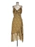 Rebecca Minkoff 100% Polyester Paisley Tan Cocktail Dress Size M - photo 1